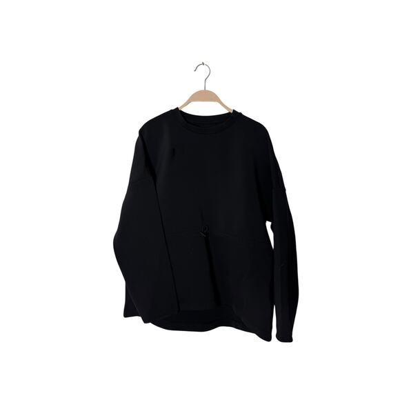 Sweaty Betty Grace Toggle Crewneck Sweatshirt SB5879 Black M - Picture 1 of 5